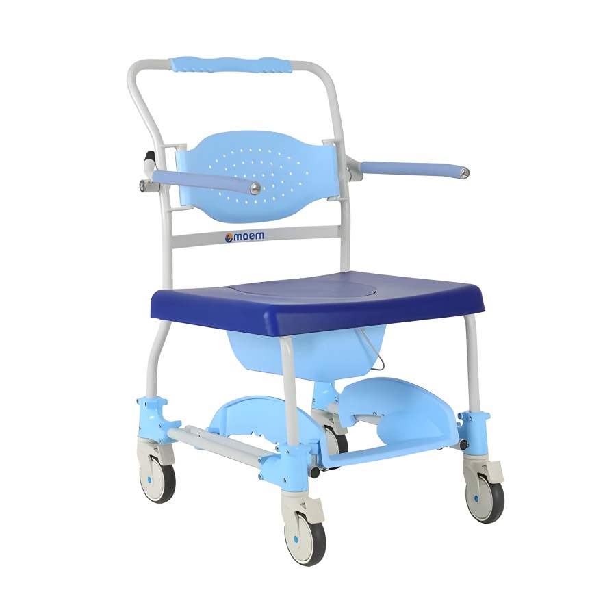 Silla de ruedas de ducha bariátrica XXL MOEM - 1