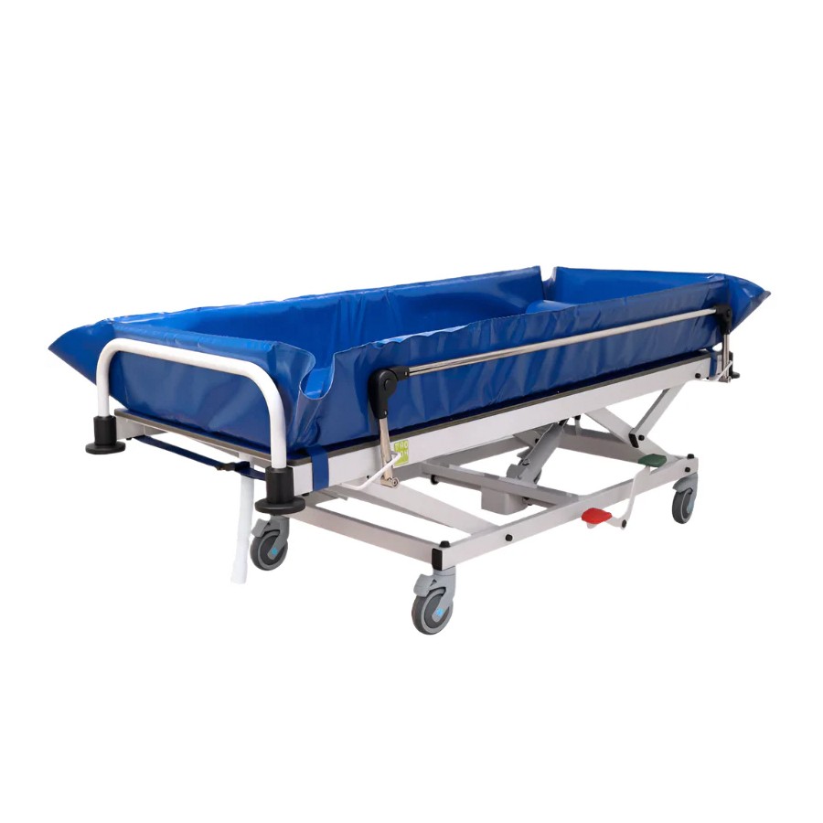 Camilla de Ducha CARWASH Orthos XXI con elevación hidráulica hasta 175kg - 1