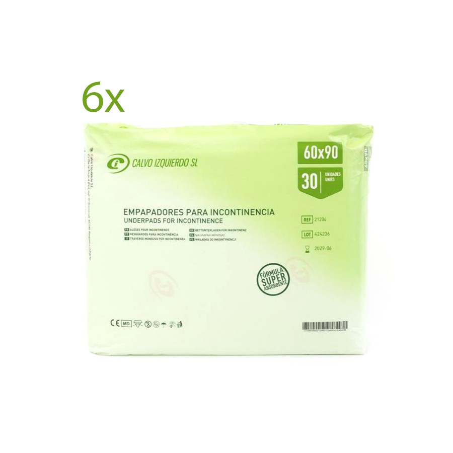 Empapadores suapel desechables 60x90 paquete