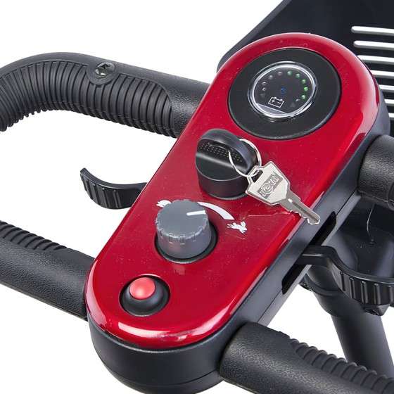 Scooter eléctrico desmontable Ibiza rojo - Detalle 5